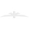 Ekena Millwork Davenport Architectural Grade PVC Gable Bracket, 108"W x 22 1/2"H x 4"D x 6"F, 5/12 Pitch GBP108X23X0406DAV00 - alternate 2